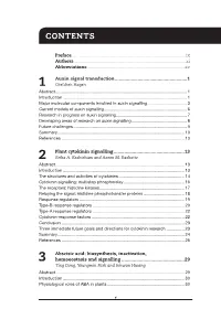 6 the Molecular Circuit of Steroid Signalling in Plants...71