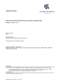 Aalborg Universitet Experimental Improvisation