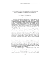 Omnipresent Student Speech and the Schoolhouse Gate: Interpreting Tinker in the Digital Age