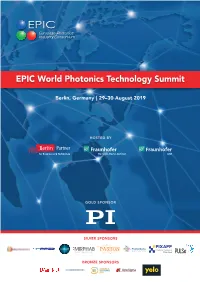 Proceedings & Detailed Participants List