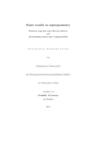 Some Results in Supergeometry