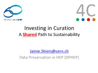 Jamie Shiers, CERN