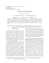 Keiretsu: Past, Present and Future