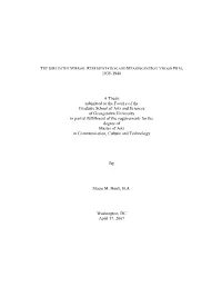 1939-1940 a Thesis Submitted to the Faculty of the Graduate School of Arts and Sciences of Georgetown University in Partial Fulf