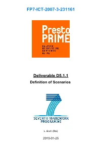 A Prestoprime Deliverable Template
