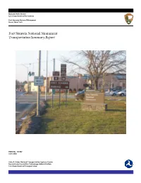 Fort Stanwix National Monument Transportation Summary Report