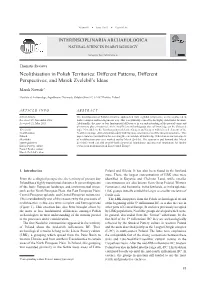 Neolithisation in Polish Territories: Different Patterns, Different Perspectives, and Marek Zvelebil’S Ideas