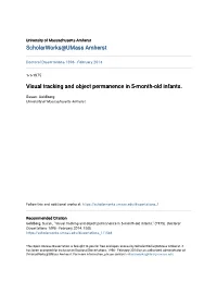 Visual Tracking and Object Permanence in 5-Month-Old Infants