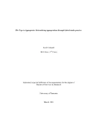 Internalising Appropriation Through Hybrid Studio Practice