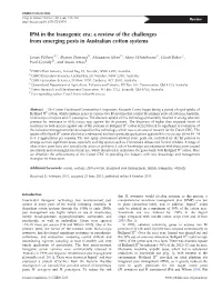 IPM in the Transgenic Era: a Review of the Challenges from Emerging Pests in Australian Cotton Systems