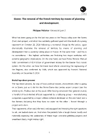 Sivens: the Removal of the French Territory by Means of Planning and Development