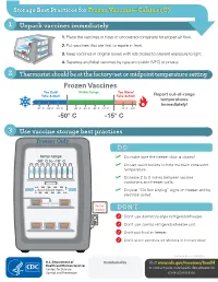 Storage Best Practices for Frozen Vaccines-Celsius