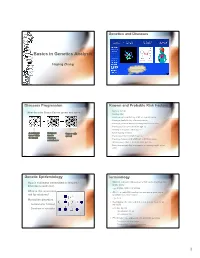 Basics in Genetics Analysis