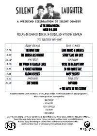 Programme and Notes