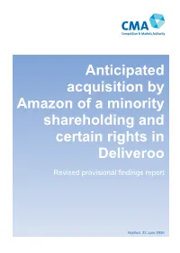 Revised Provisional Findings Report