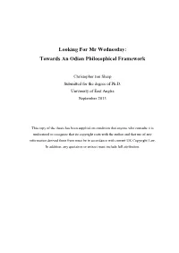 Towards an Odian Philosophical Framework