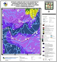 Detailed Landslide and Flood Hazard Map of Esperanza and Bayugan, Agusan Del