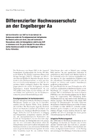 Differenzierter Hochwasserschutz an Der Engelberger Aa