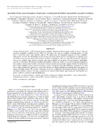 Architecture and Dynamics of Kepler's Candidate