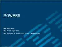 IBM POWER8 CPU Architecture