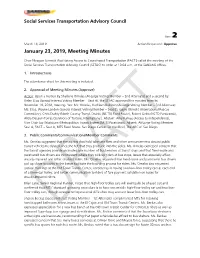 January 23, 2019, Meeting Minutes