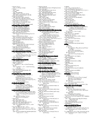 LCSH Section Numerals
