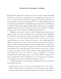 Moving from a Monologue to a Dialogue