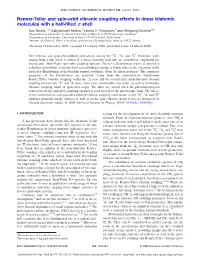 Renner-Teller and Spin-Orbit Vibronic Coupling Effects in Linear Triatomic Molecules with a Half-ﬁlled ␲ Shell ͒ ͒ Ilias Sioutis,1,A Sabyashachi Mishra,2 Leonid V