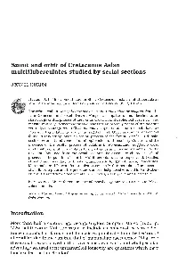 Snout and Orbit of Cretaceous Asian Multitiuberculates Studied by Serial Sections