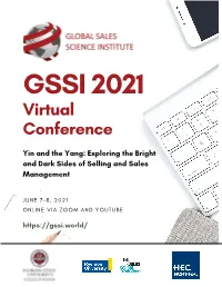 2021 GSSI Conference Program