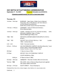 2021 Proposed Schedule 062821