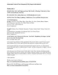 Extended Program with Abstracts