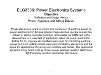 Introduction to Power Electronics