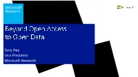 Tony Hey Vice President Microsoft Research Big Data and the Fourth Paradigm Data Size and Speed Are Growing
