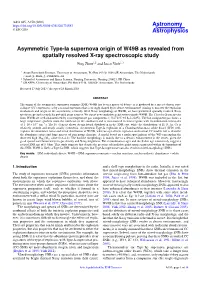 Asymmetric Type-Ia Supernova Origin of W49B As Revealed from Spatially Resolved X-Ray Spectroscopic Study Ping Zhou1,2 and Jacco Vink1,3