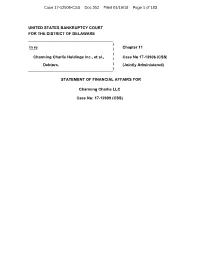 Case 17-12906-CSS Doc 352 Filed 01/19/18 Page 1 of 183