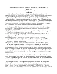 Community Involvement in Behavioral Enrichment at the Phoenix Zoo
