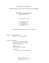 Transcript Prepared from a Tape Recording]