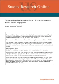 Trimerisation of Carbon Suboxide at a Dititanium Centre to Form a Pyrone