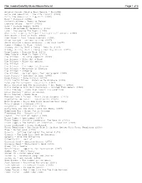 File: /Media/Data/My Music/Albuns/Lista.Txt Page 1 of 5