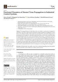 Fractional Dynamics of Stuxnet Virus Propagation in Industrial Control Systems
