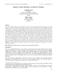 Hegelian Analytic Philosophy According to P. Redding*