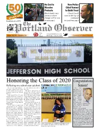 Honoring the Class of 2020