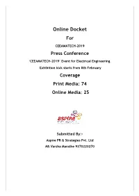 Online Docket For