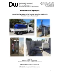 Report on Work in Progress