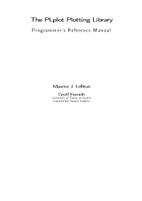 The Plplot Plotting Library