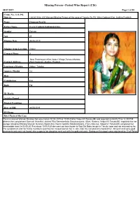 Missing Person - Period Wise Report (CIS) 04/07/2019 Page 1 of 50