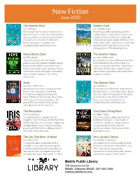 New Fiction June 2020