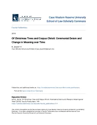 Ceremonial Deism and Change in Meaning Over Time