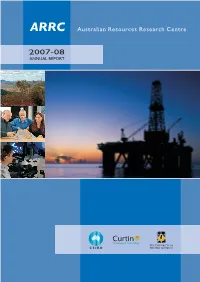 ARRC Annual Report 2007/2008